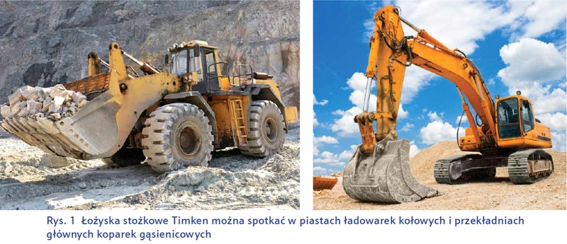 Łożyska stożkowe Timken poprawiają wydajność pracy piast kół i przekładni napędowych maszyn budowlanych i rolniczych